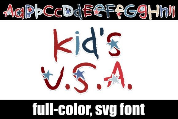 Celebrate with Style: Unlocking the Kids Usa Font