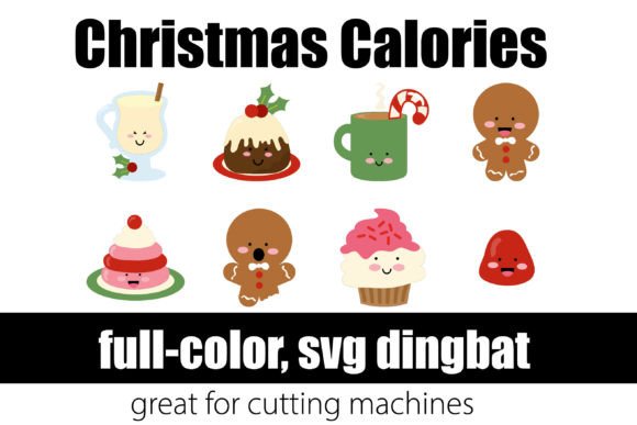 Christmas Calories: A Whimsical Treat for Your Designs