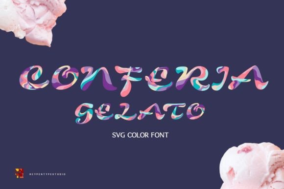 Conferia Gelato: A Playful Burst of Color for Your Designs