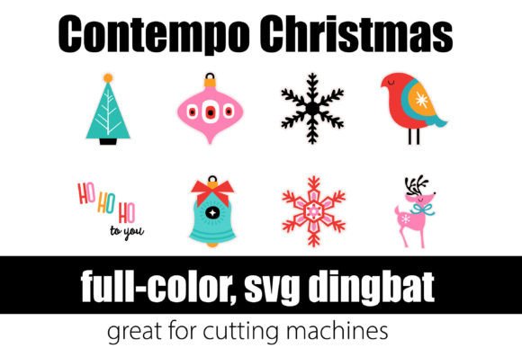 Contempo Christmas: Modern Holiday Typography for Festive Projects