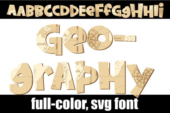 Geography: A Full-Color SVG Font for Modern Branding