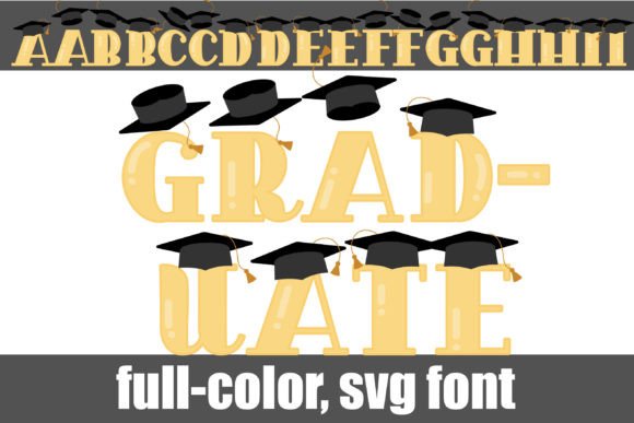 Graduate: The Color Font That Brings Celebration to Your Brand