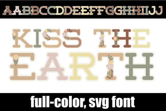 Kiss the Earth: A Floral Serif for Bold, Nature-Inspired Branding
