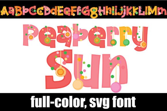 Peaberry Sun: A Playful & Colorful Sans Serif Font
