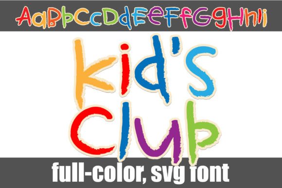 Unleashing Playful Energy: The Kids Club Creative Font