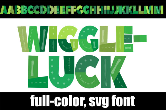 Wiggleluck: The Vibrant SVG Font for Modern Projects